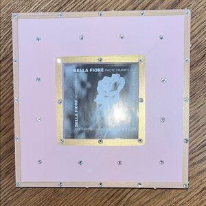 Pink and Gold Photo Frame